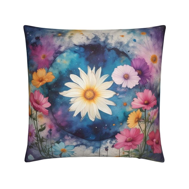 Pillow Cover:  World of Flowers