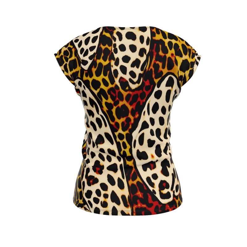 Blouse: Trio Cheetah Run