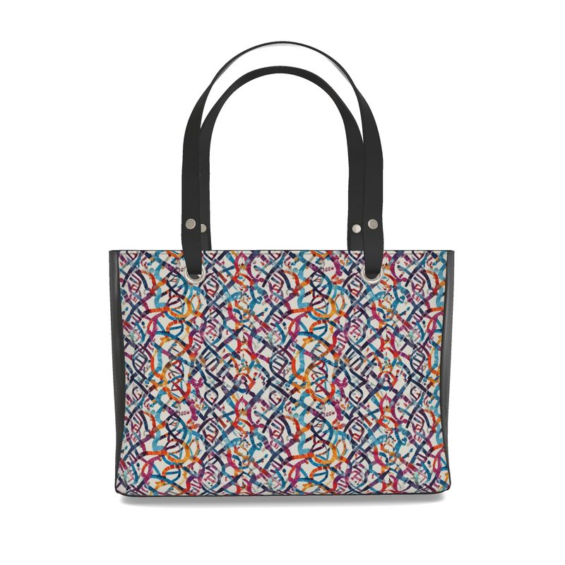 Purse:  Colorful Double Helix design