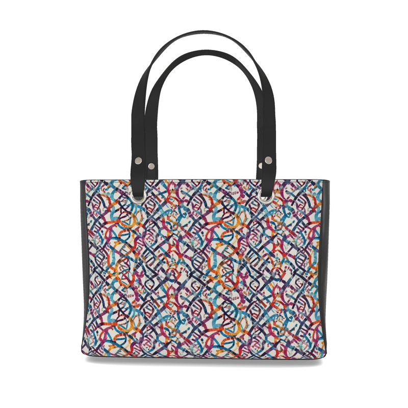 Purse:  Colorful Double Helix design
