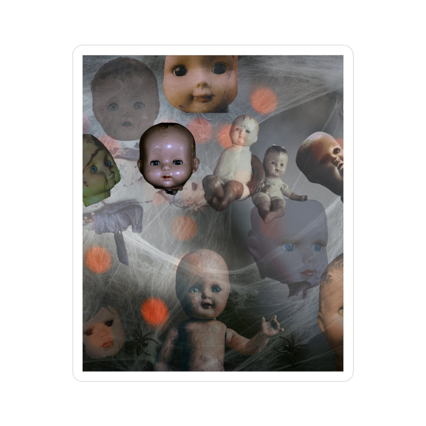 Vinyl Decal: Creepy Doll sticker