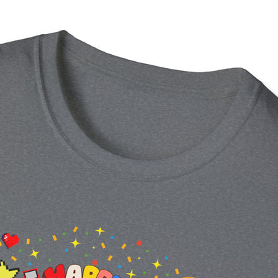 T-Shirt: Happy New Year Gamer Design | Retro