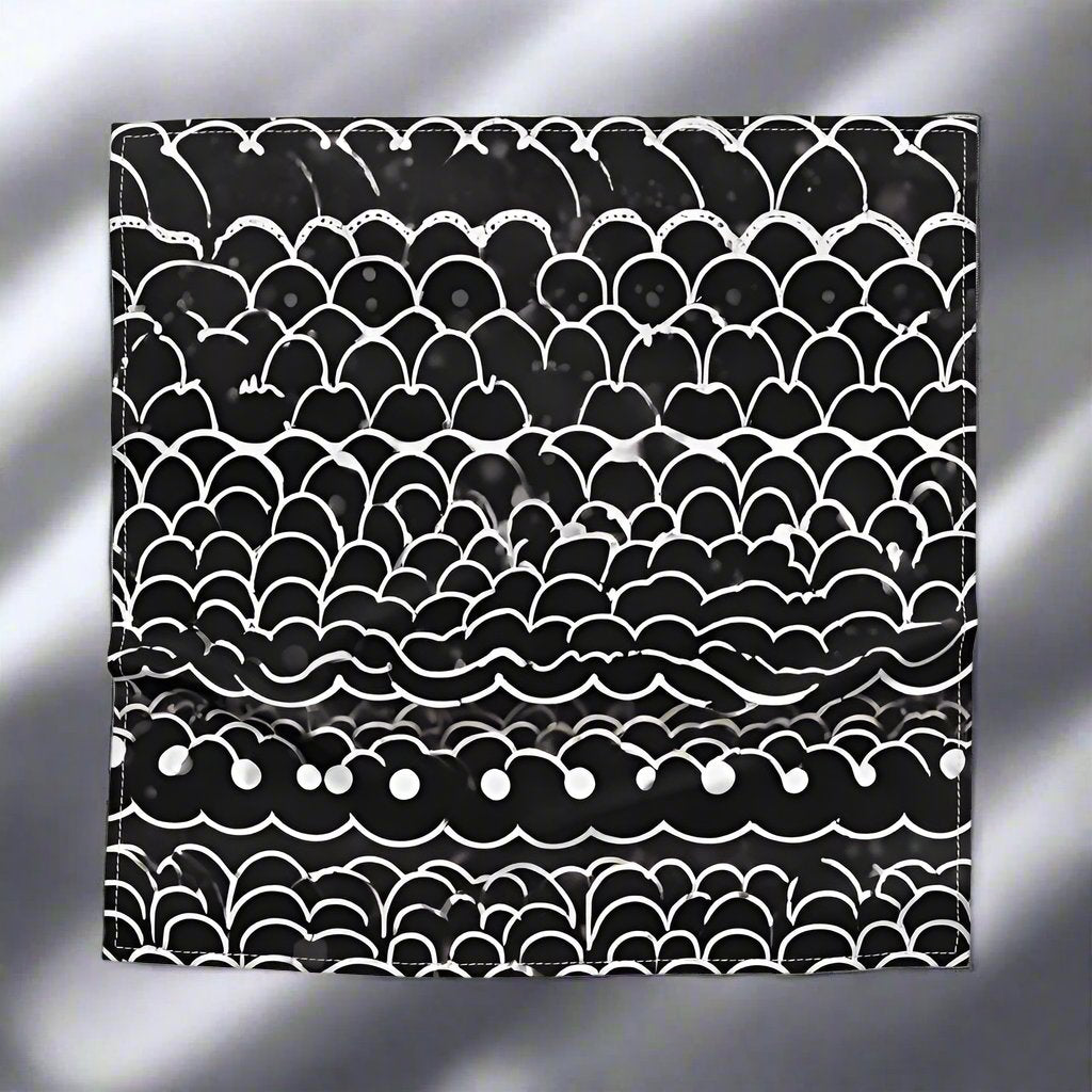 Scarf: Dissent Black and White