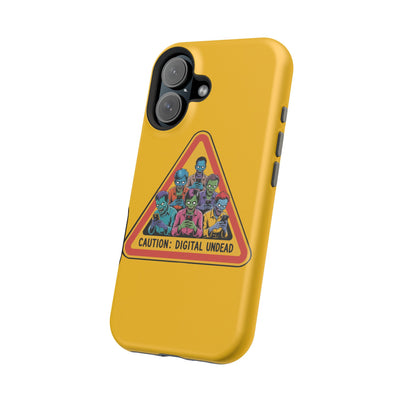 Phone Case: Zombie-Themed Tough Case for iPhone, Caution Digital Undead Phone Cover, Phone Accessory for Halloween, Unique Gift Idea, Trendy Phone [...]