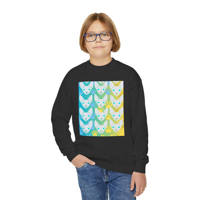 Sweatshirt: Hairless Kitty Design Crewneck