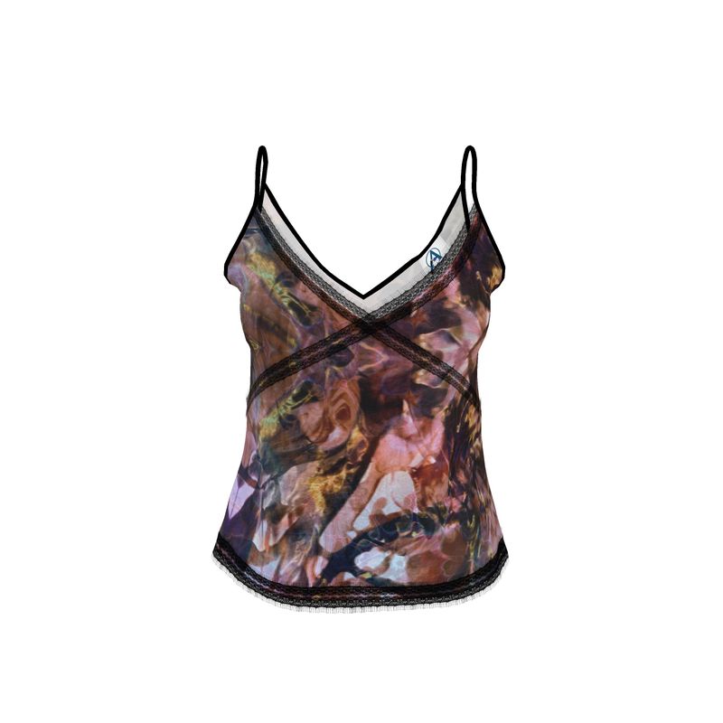 Cami: Tye Die Inspired Deep Floral