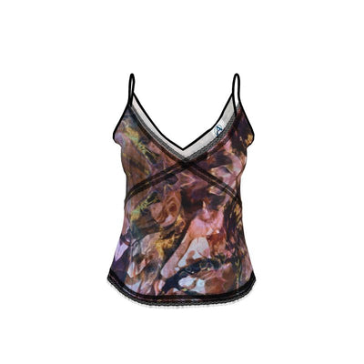Cami: Tye Die Inspired Deep Floral
