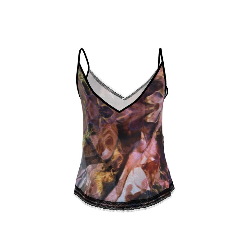 Cami: Tye Die Inspired Deep Floral