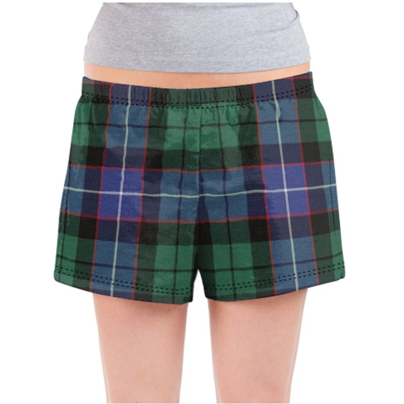 Pajama Shorts: Tartan