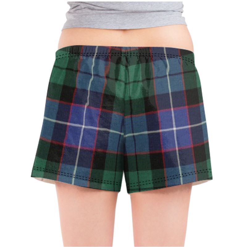 Pajama Shorts: Tartan