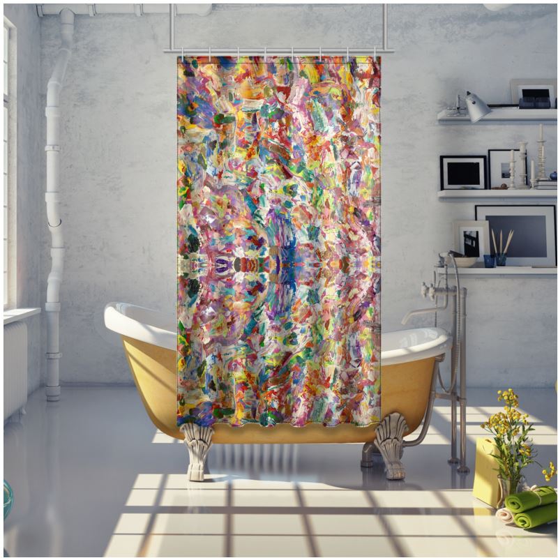 Shower Curtain: Lollipops & Rainbows