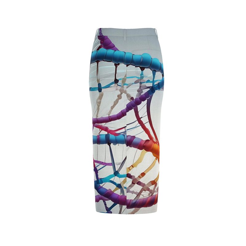 Skirt: Love Your DNA Long Denim Maxi Skirt