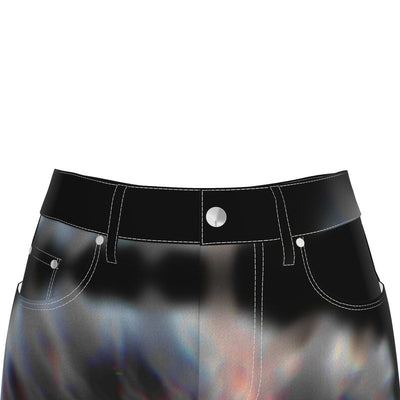 Skirt: Dark Matter Denim Midi Skirt