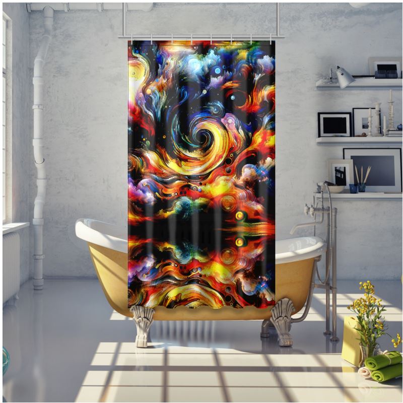 Shower Curtain: Existential Crisis of the Cosmos