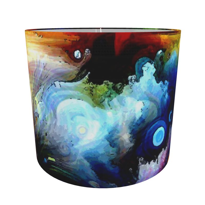 Lamp: Existential Crisis of the Cosmos Drum Lamp