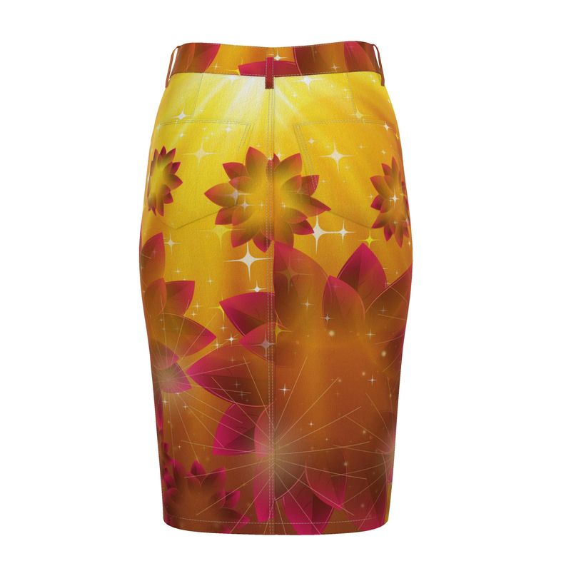 Skirt: Sunflower Jean Skirt Midi