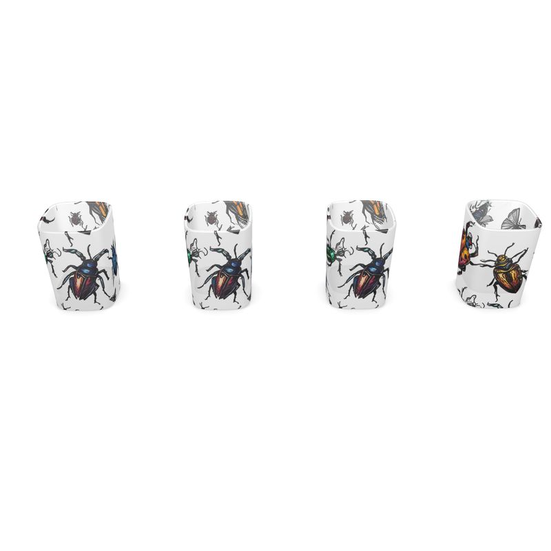 Shot Glasses: Bug Out - 4 Square