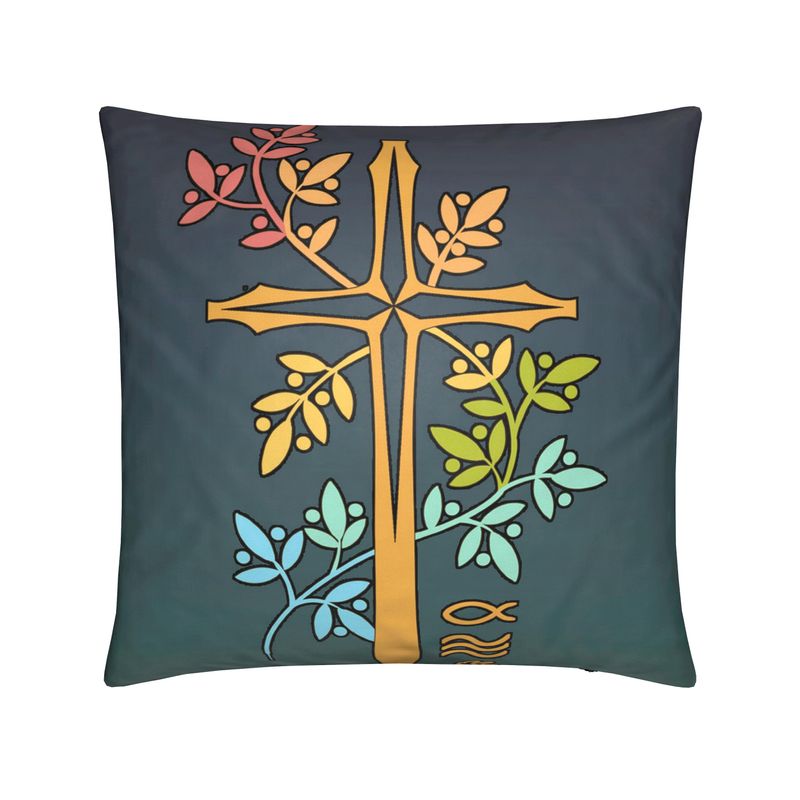 Cross Pillow: Now I Lay Me Down To Sleep