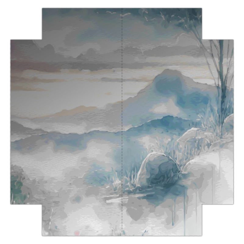 Fitted Sheet: Man in the Mountains