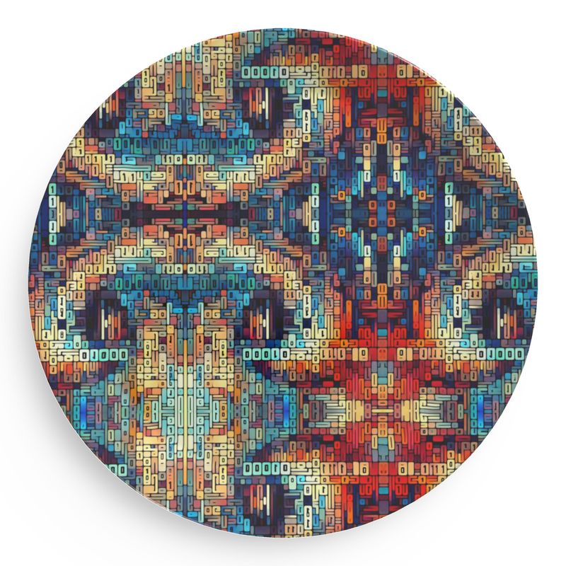 Plate: Binary Party Plate - Or Create Your Own Binary Code