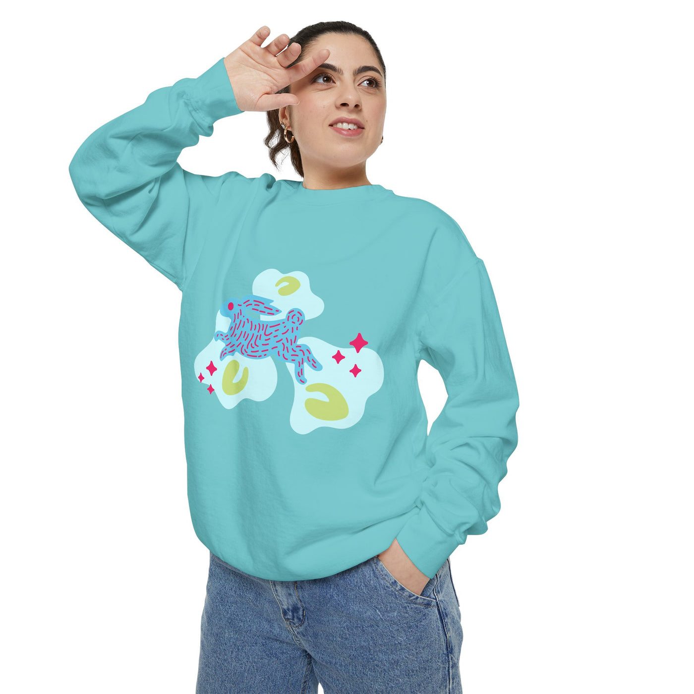 Men's Sweatshirt: Rabbit Run Pull Over