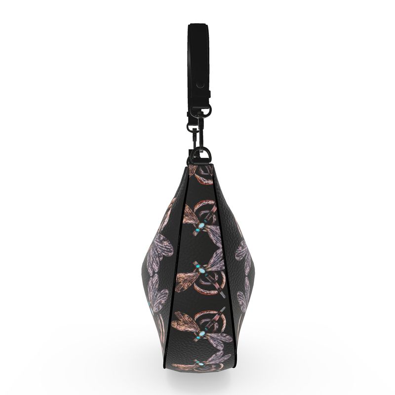 Purse: Dragonfly Frame Curved Hobo Bag