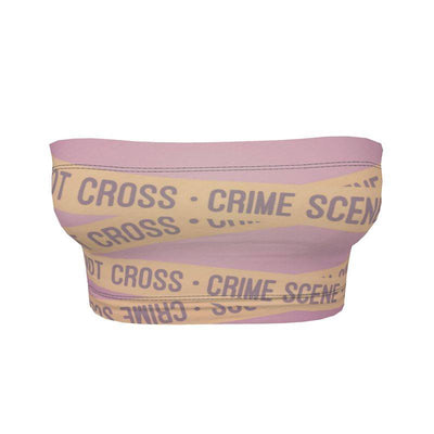 Bandeau Top: True Crime Girlie | Crime Scene Tape