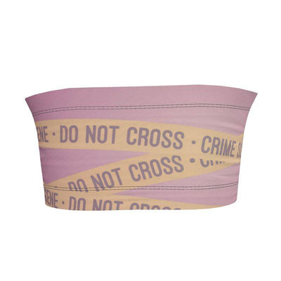 Bandeau Top: True Crime Girlie | Crime Scene Tape