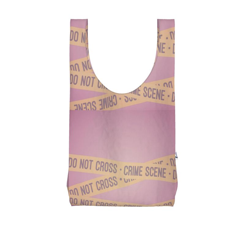 Parachute Shopping Bag: True Crime Girlie Design