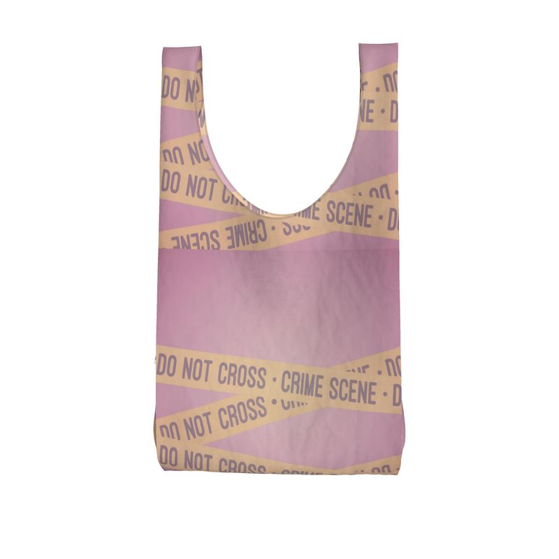 Parachute Shopping Bag: True Crime Girlie Design