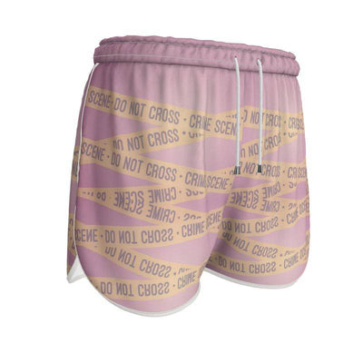 Shorts: Don't Cross the Line Women's Running Shorts