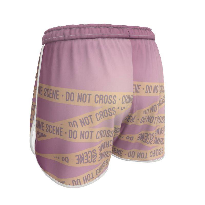 Shorts: Don't Cross the Line Women's Running Shorts