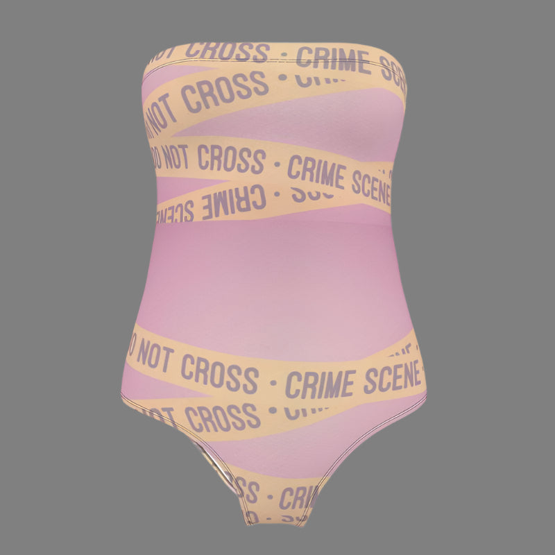 Strapless Swimsuit: True Crime Girlie Design