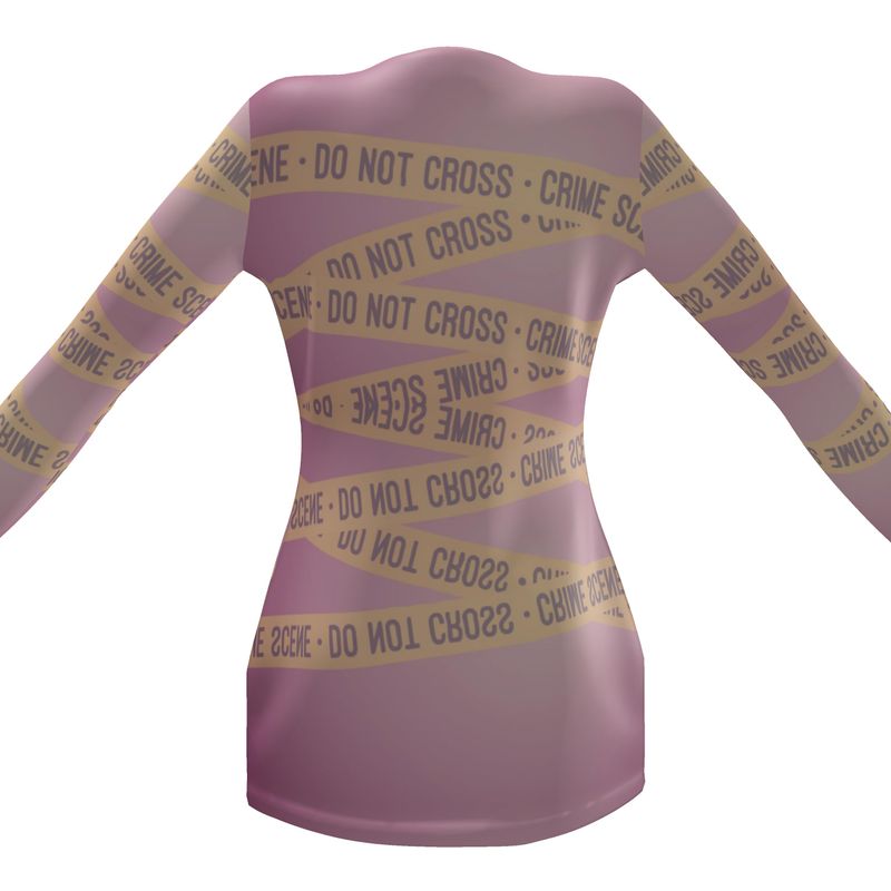 Ladies Cardigan: Crime Brulee Design | Ahem- With Pockets