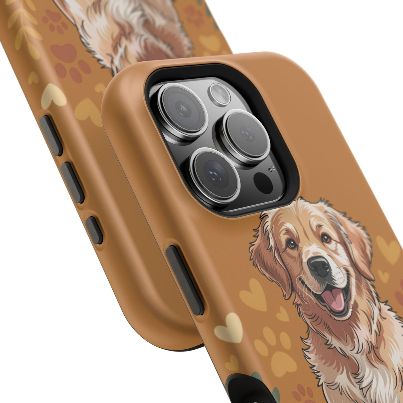 Dog Lover Magnetic Phone Case, Cute Pet Cases for iPhone, Dog-themed Phone Covers, Golden Retriever Case, Gifts for Dog Owners