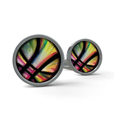 Cufflinks: Rainbow Eye (Inspired by Dr. Stange)