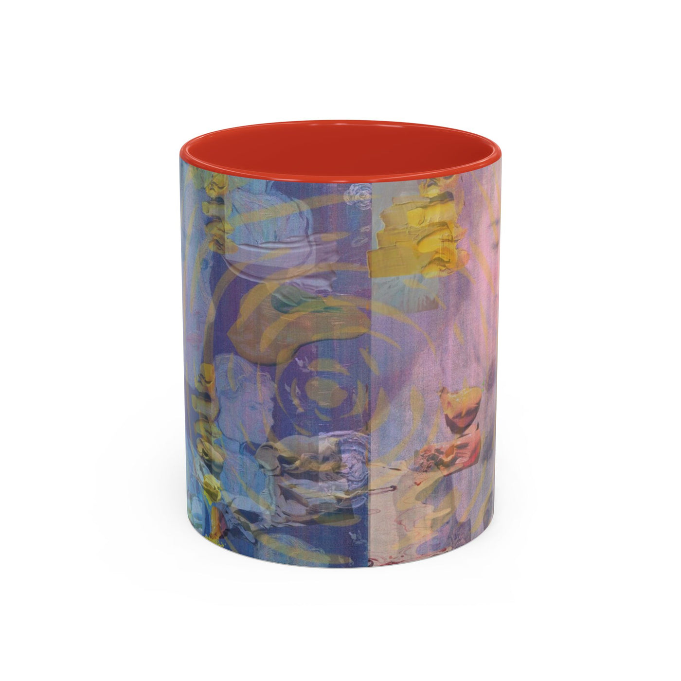 Mug: Fine Art Painterly mug | Blue and Yellow