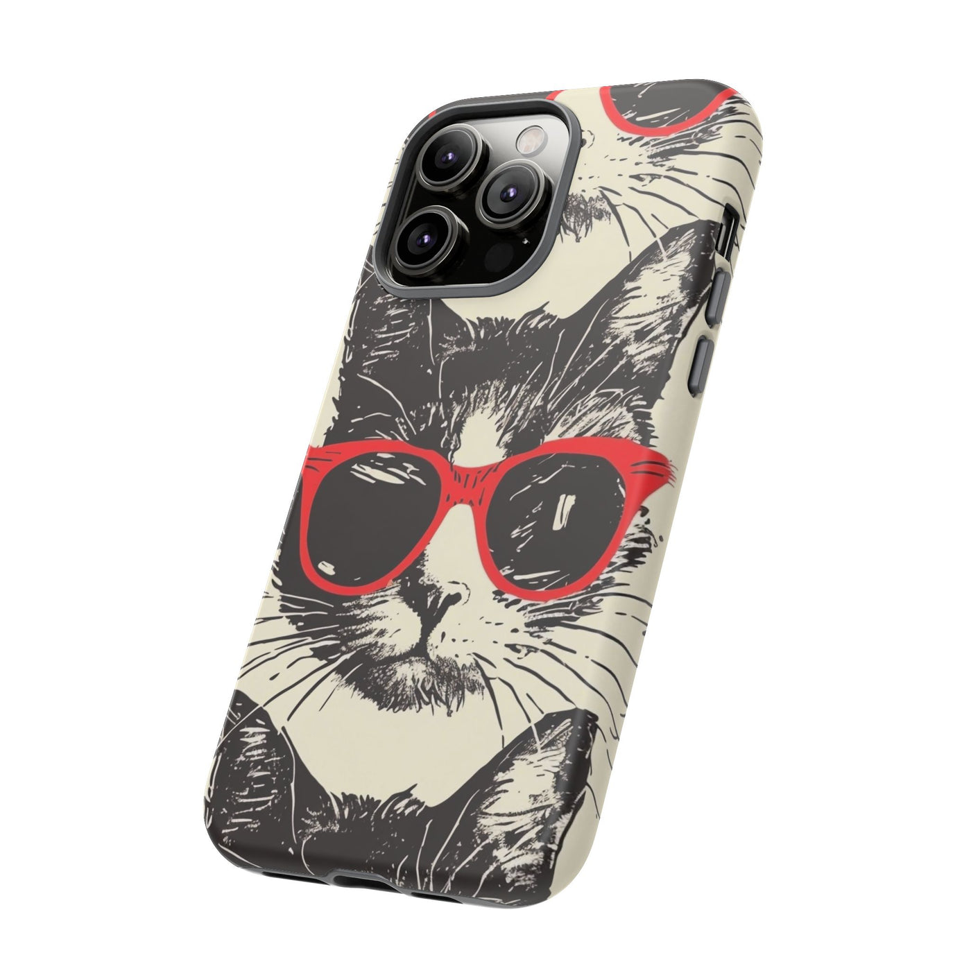 Phone Case: Sassy Cat Phone Case, Cute Cat Lovers Gift, Pet Lover Accessory, Fun Cat Phone Cover, Stylish Gadget Protection