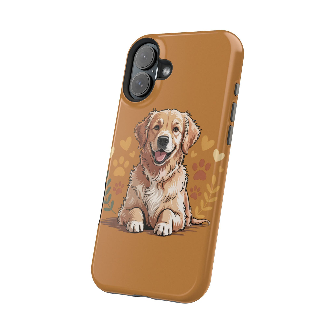Dog Lover Magnetic Phone Case, Cute Pet Cases for iPhone, Dog-themed Phone Covers, Golden Retriever Case, Gifts for Dog Owners