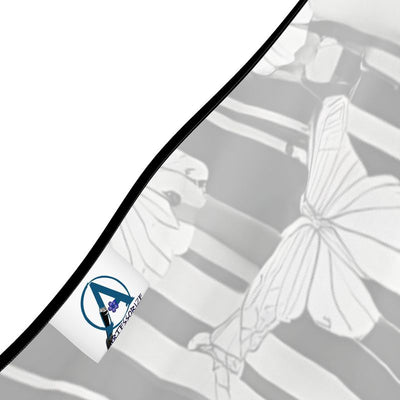 Dress: Silk Flight of the Butterfly Black & White Silk Summer Halter
