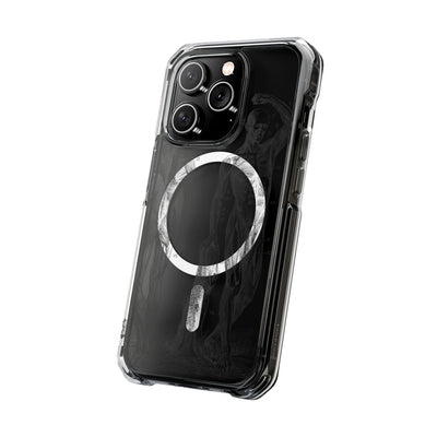 Phone Case:  Subtle Antique Skeletons Magnetic Clear Impact Case for iPhone