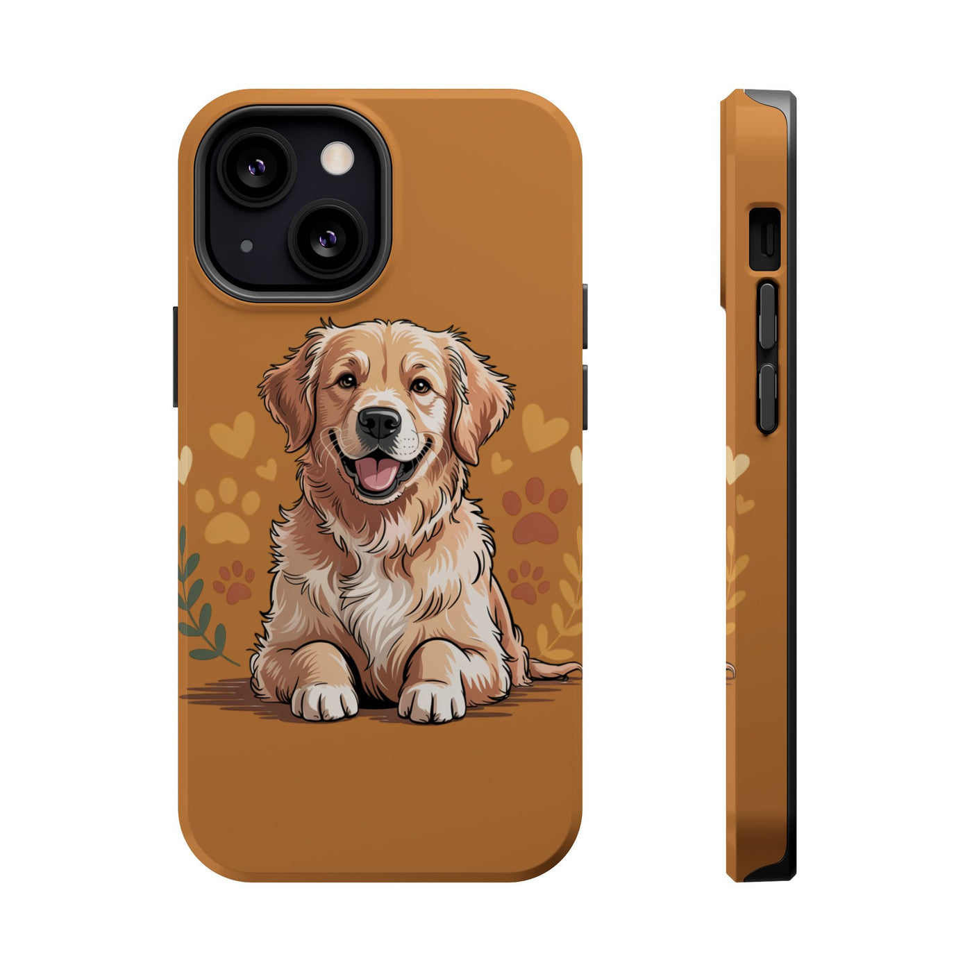 Dog Lover Magnetic Phone Case, Cute Pet Cases for iPhone, Dog-themed Phone Covers, Golden Retriever Case, Gifts for Dog Owners