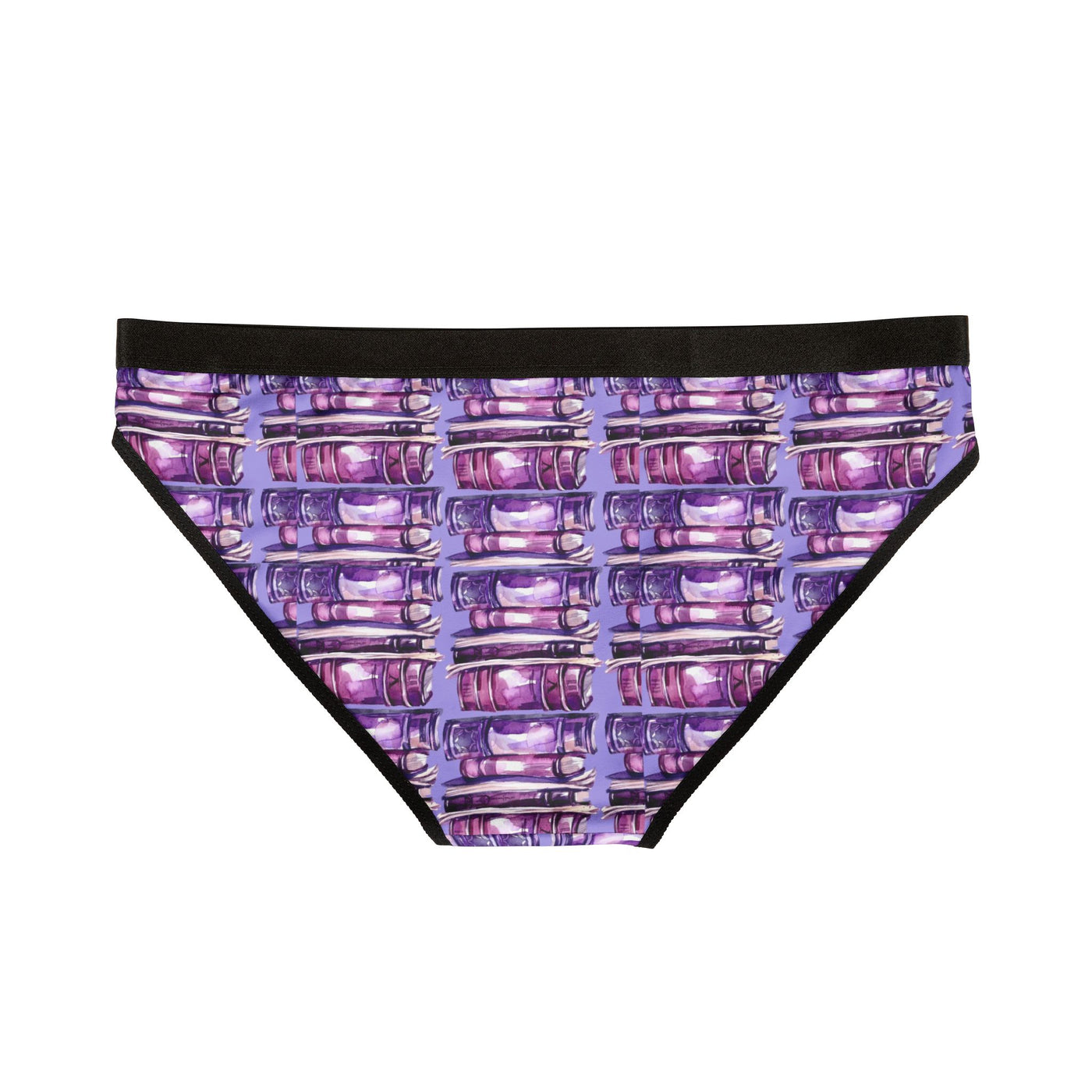 Ladies Underwear: Purple book stacks