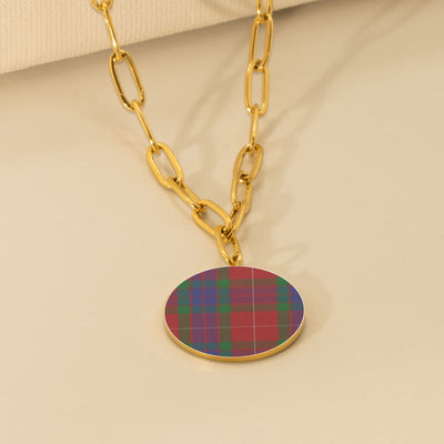 Necklace: Paperclip Coin-Circle Necklace -Make Your Own - Fraser Sample