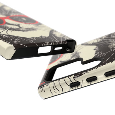 Phone Case: Sassy Cat Phone Case, Cute Cat Lovers Gift, Pet Lover Accessory, Fun Cat Phone Cover, Stylish Gadget Protection