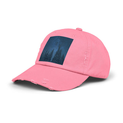 Cap: Night Sky Forest Design | Distressed