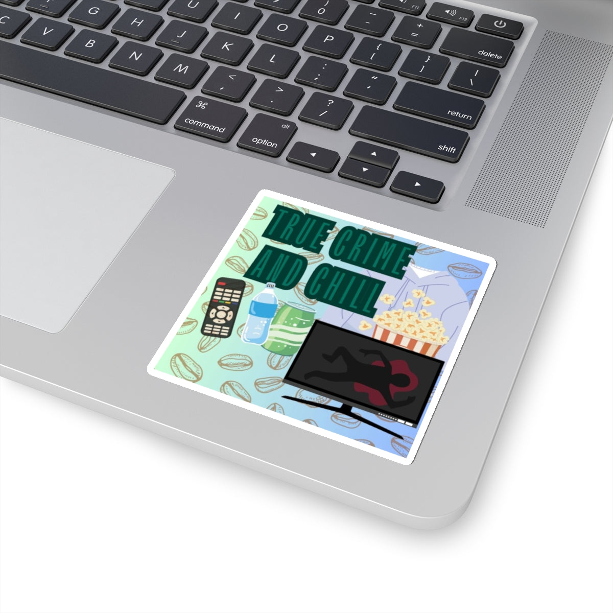 Kiss-Cut Sticker: True Crime and Chill