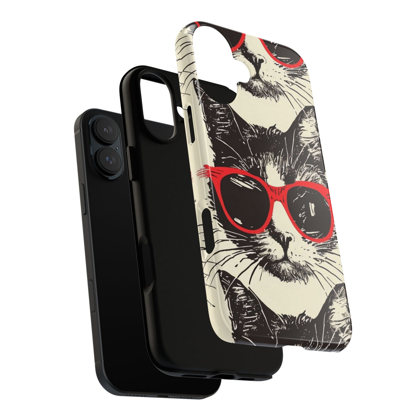 Phone Case: Sassy Cat Phone Case, Cute Cat Lovers Gift, Pet Lover Accessory, Fun Cat Phone Cover, Stylish Gadget Protection