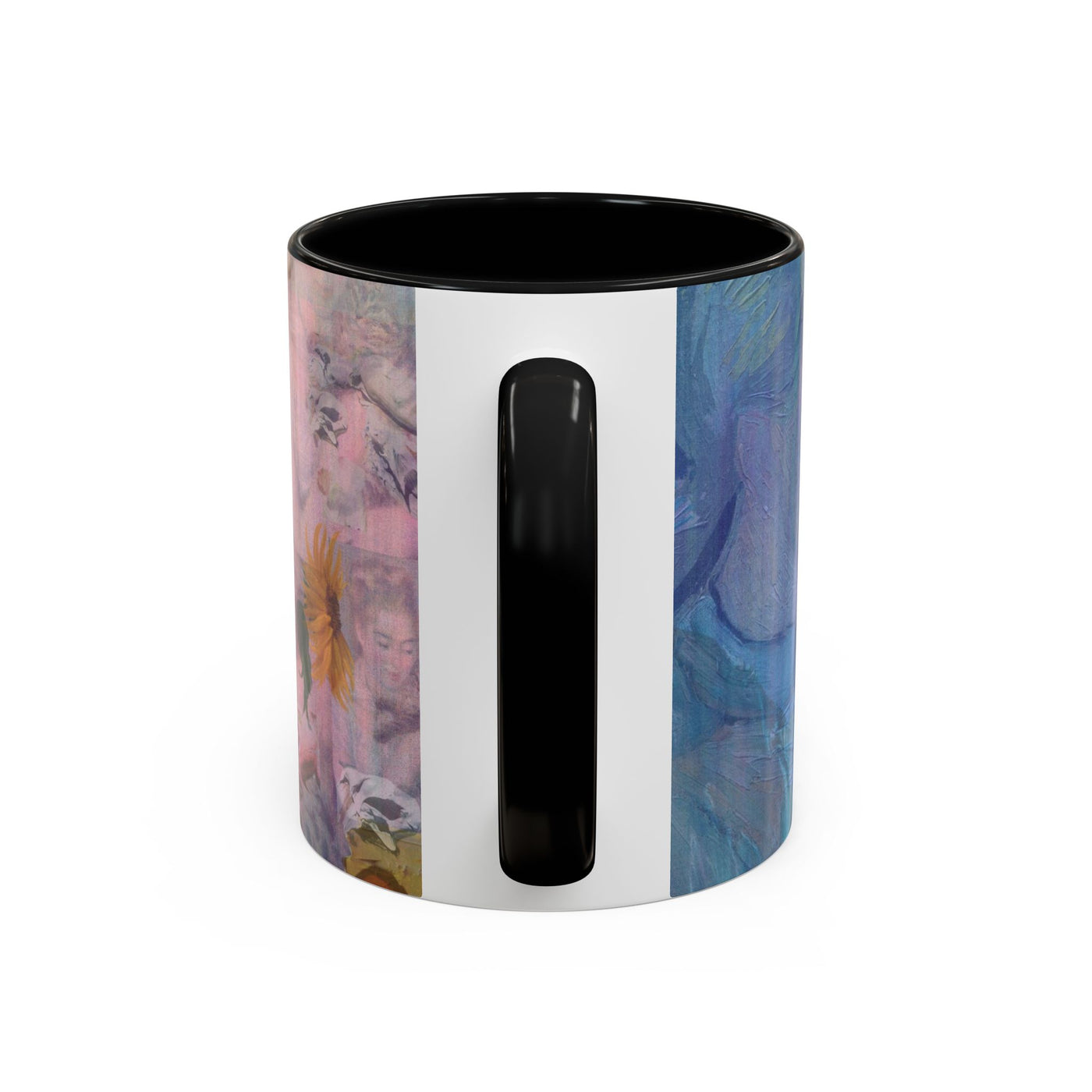 Mug: Fine Art Painterly mug | Blue and Yellow