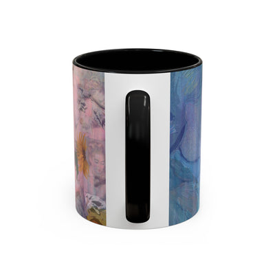 Mug: Fine Art Painterly mug | Blue and Yellow
